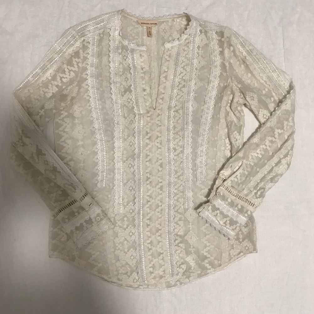 Lace Rebecca Taylor Blouse